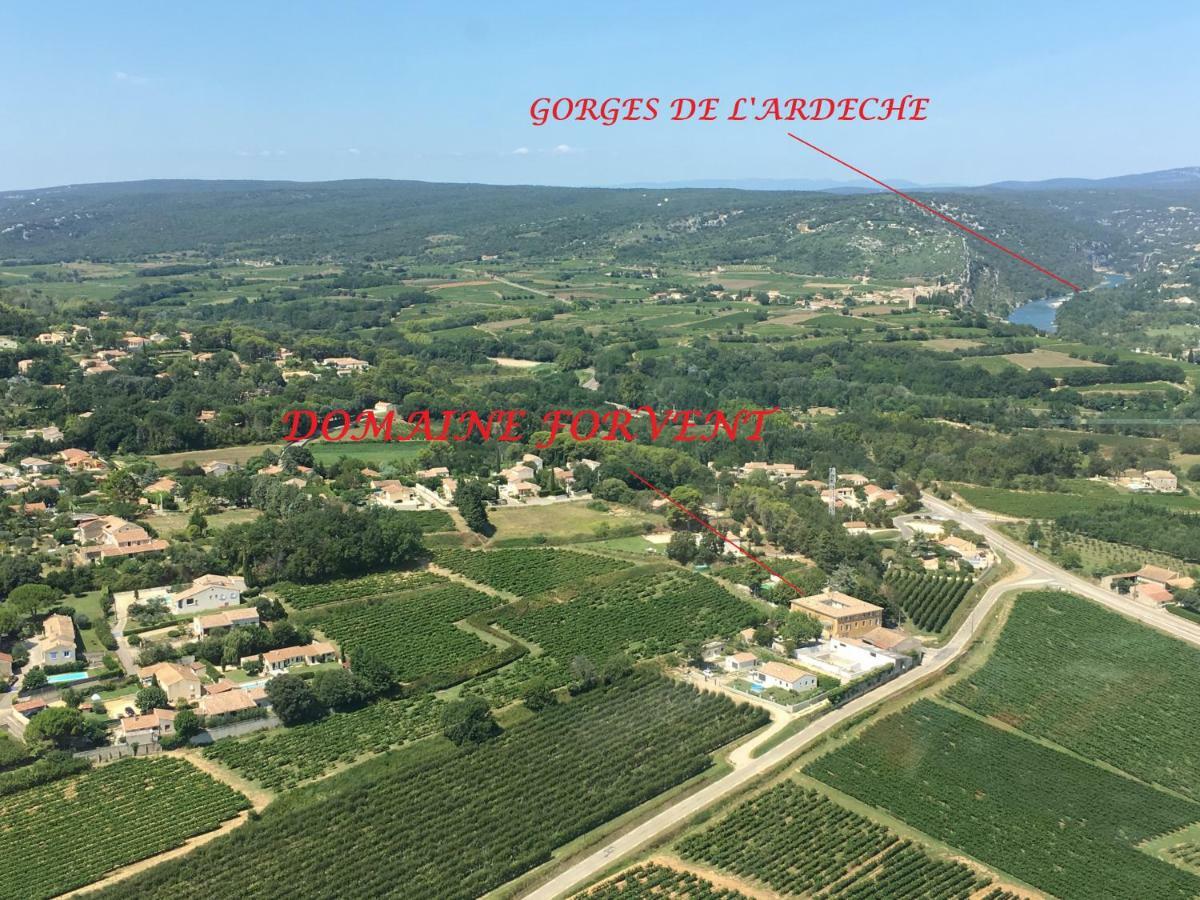 Bed and Breakfast Domaine Forvent Saint-Julien-de-Peyrolas Екстер'єр фото
